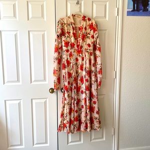 Long floral dress